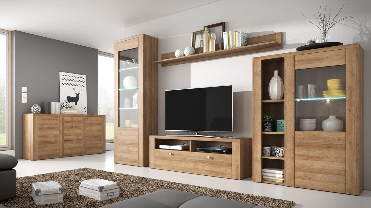 Comodă TV Salelbo 103 (Riviera stejar)