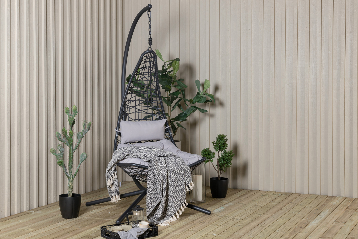 Scaun suspendat Dallas 519 (Negru)