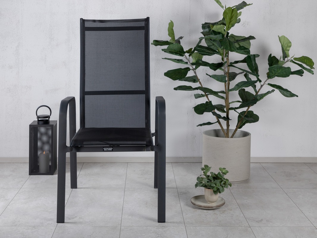 Scaun de exterior Dallas 2776 (Negru)