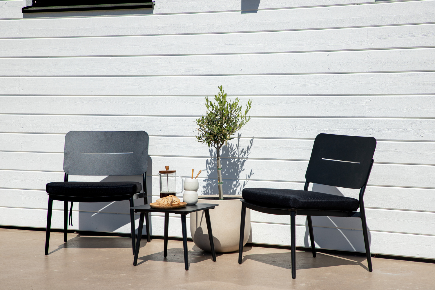 Scaun de exterior Dallas 825 (Negru)