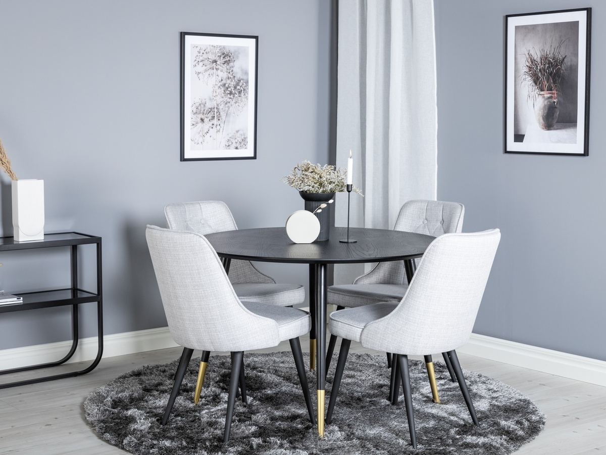 Set de mese Dallas 1178 (Gri + Negru)