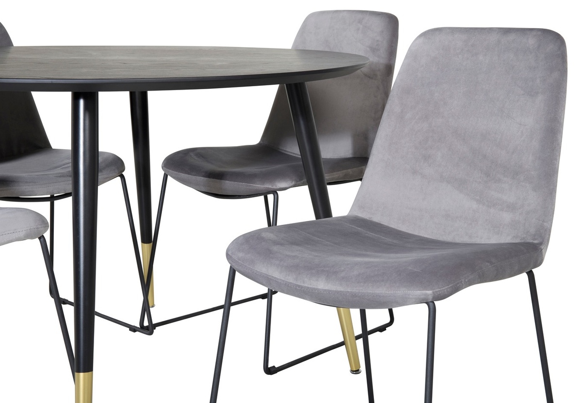 Set de mese Dallas 1189 (Gri + Negru)