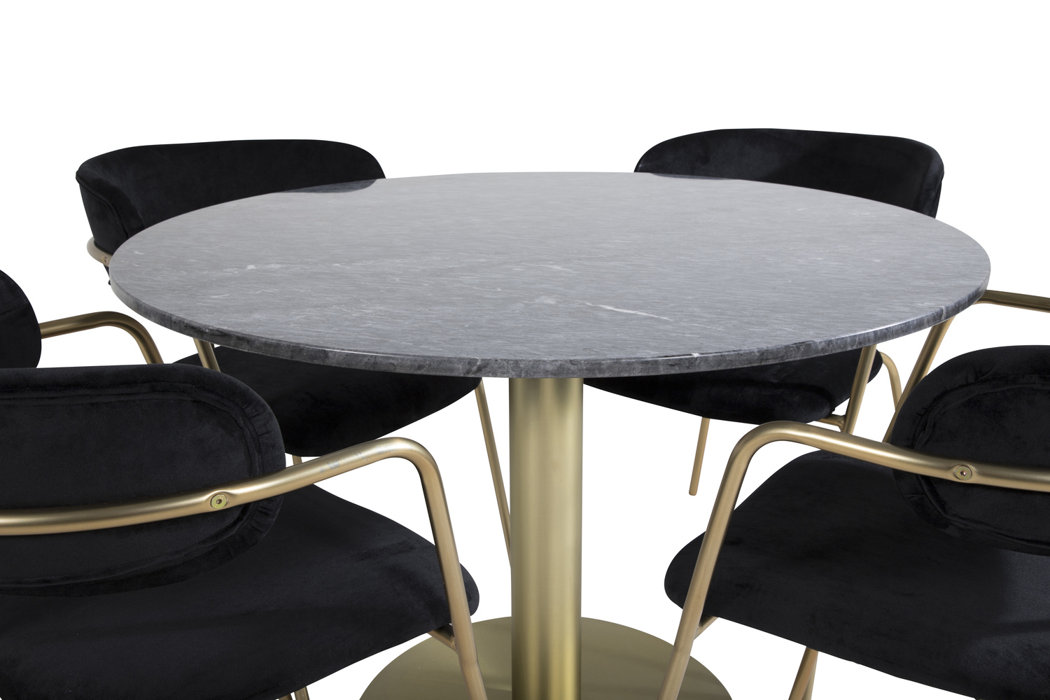 Set de mese Dallas 1208 (Negru + Auriu)