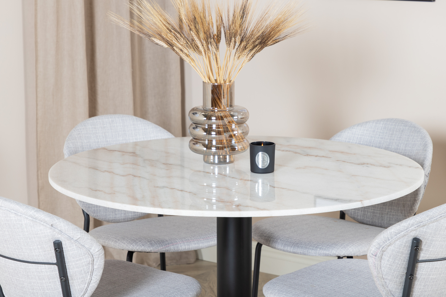 Set de mese Dallas 1298 (Gri + Negru)