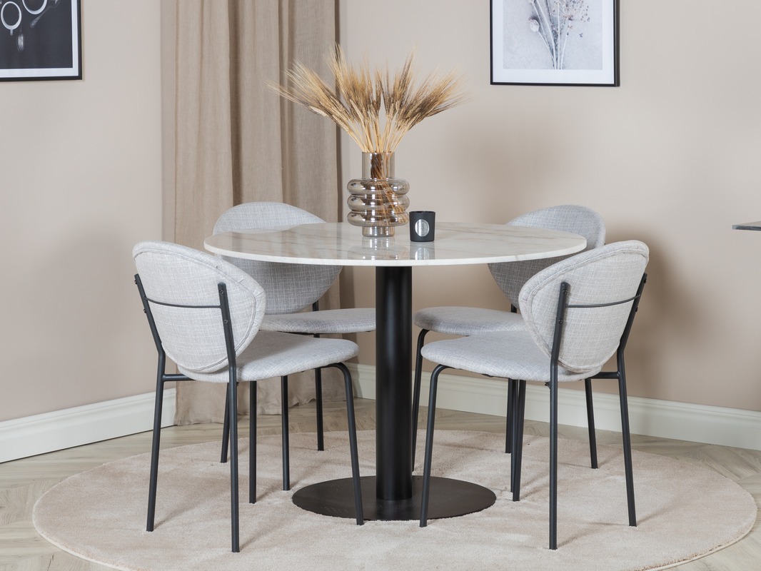 Set de mese Dallas 1298 (Gri + Negru)
