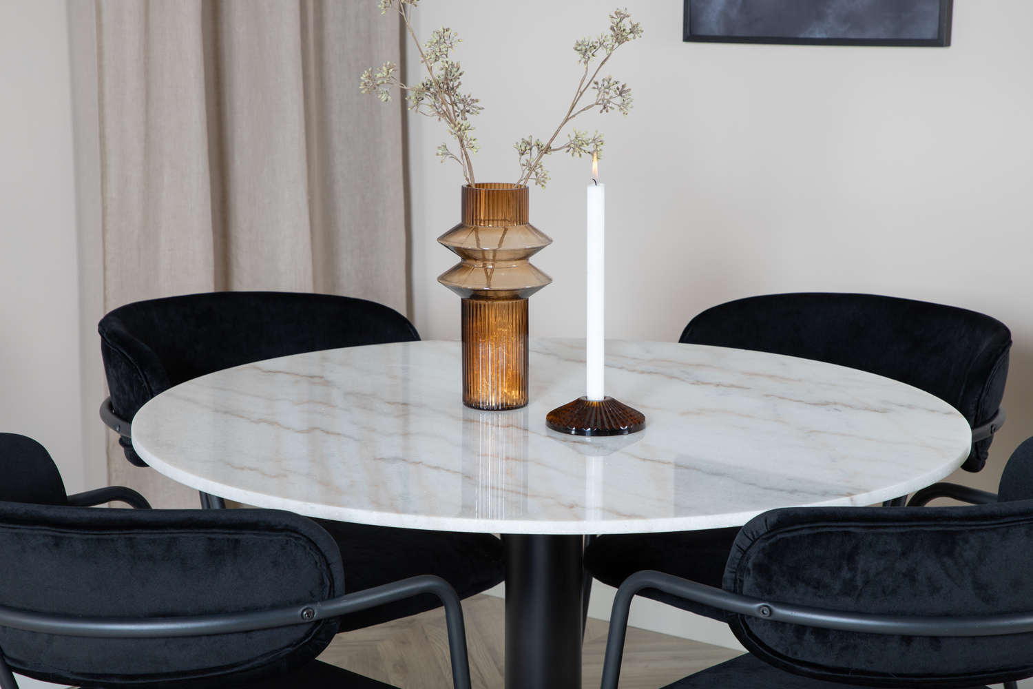 Set de mese Dallas 1299 (Negru)