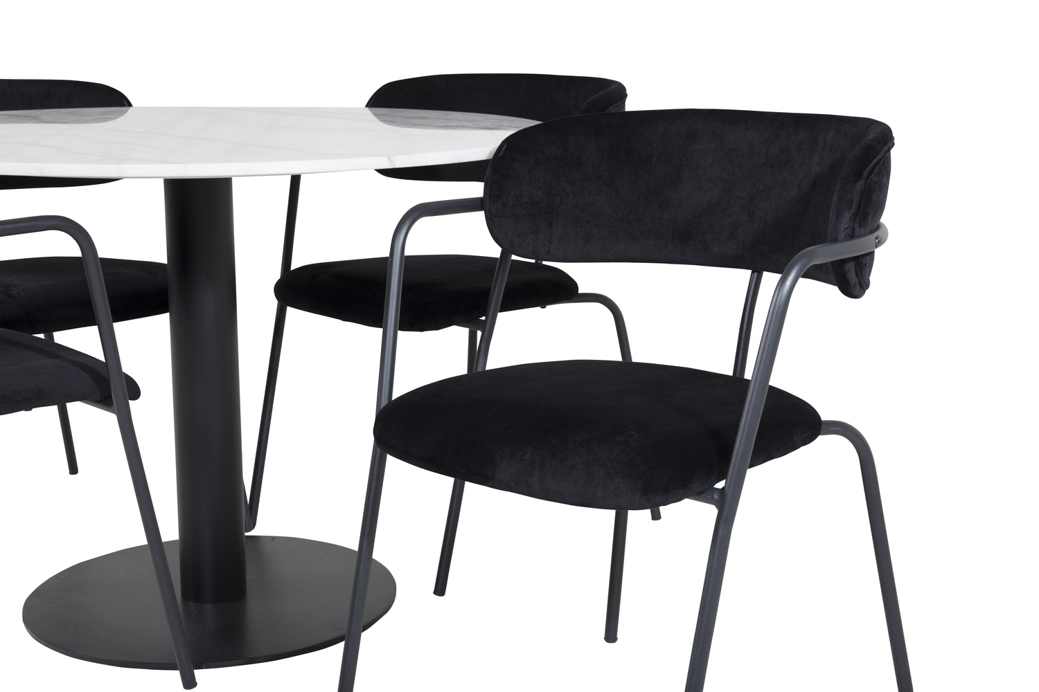 Set de mese Dallas 1299 (Negru)
