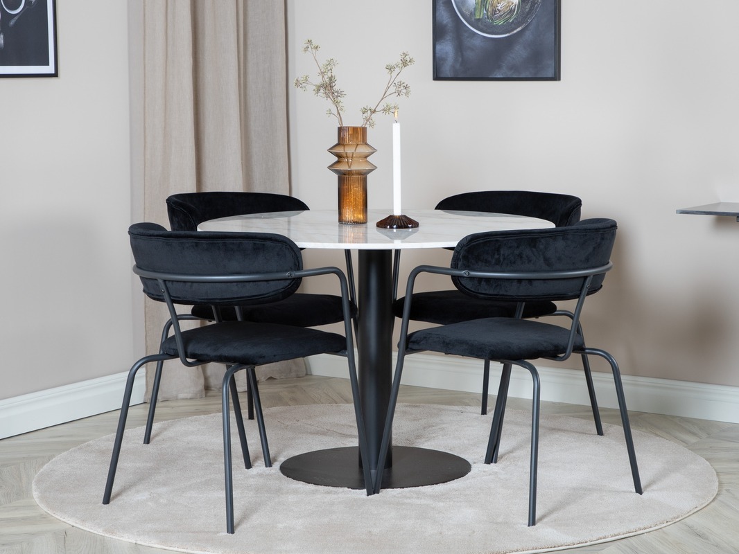 Set de mese Dallas 1299 (Negru)