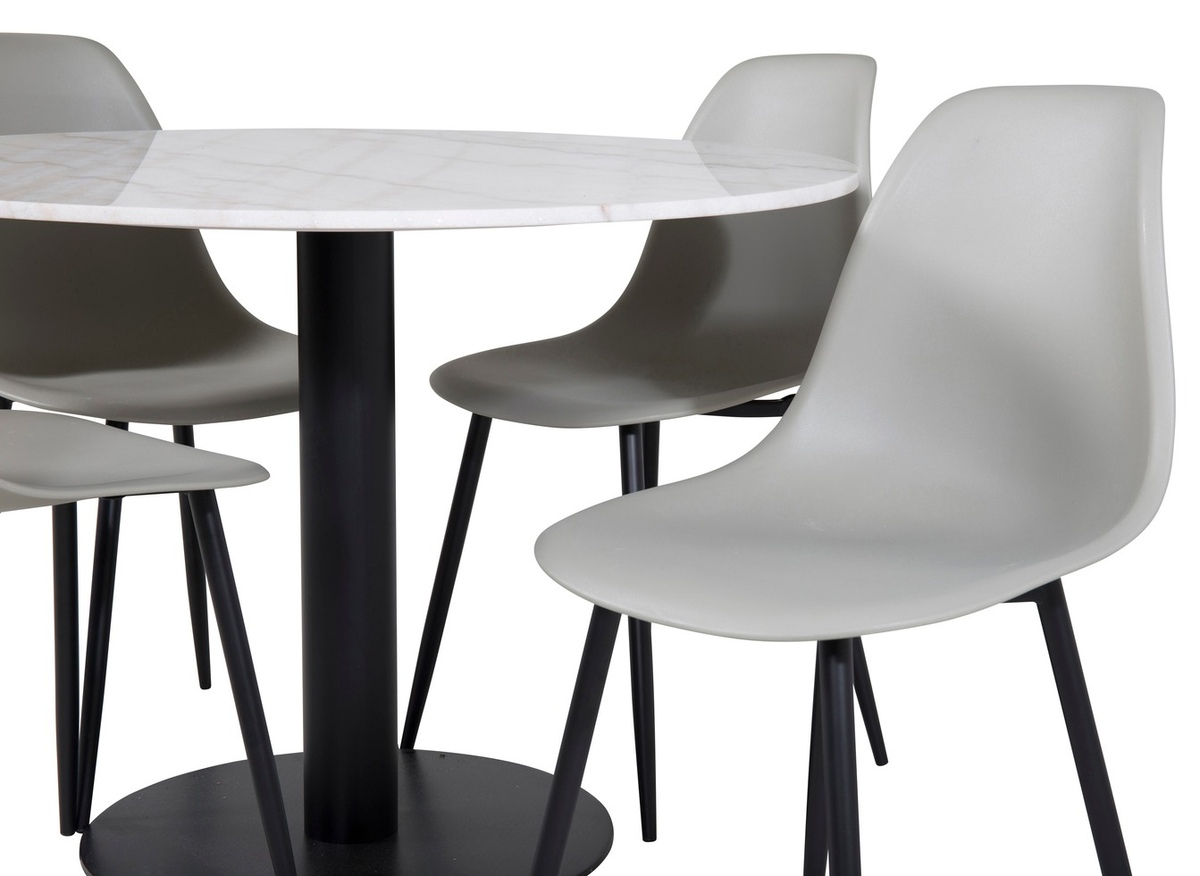 Set de mese Dallas 1304 (Gri + Negru)