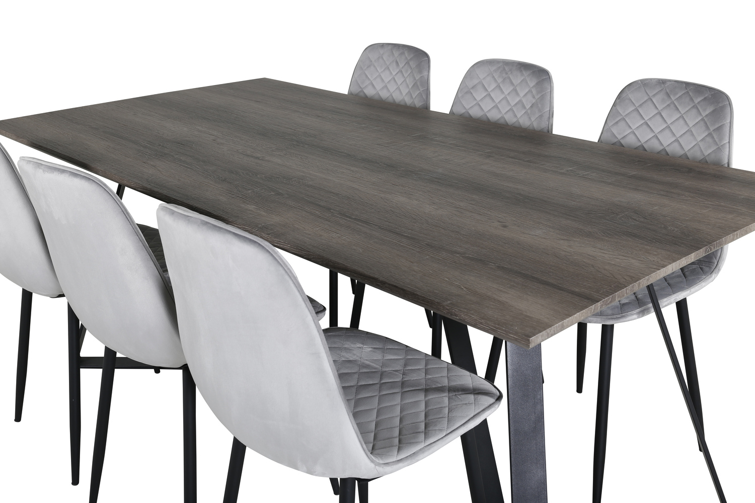 Set de mese Dallas 1357 (Gri + Negru)
