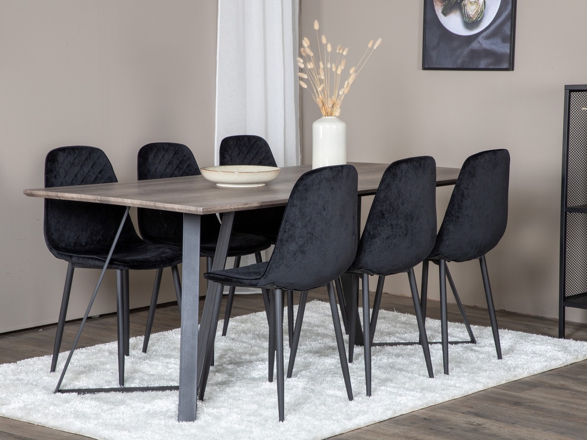Set de mese Dallas 1357 (Negru)