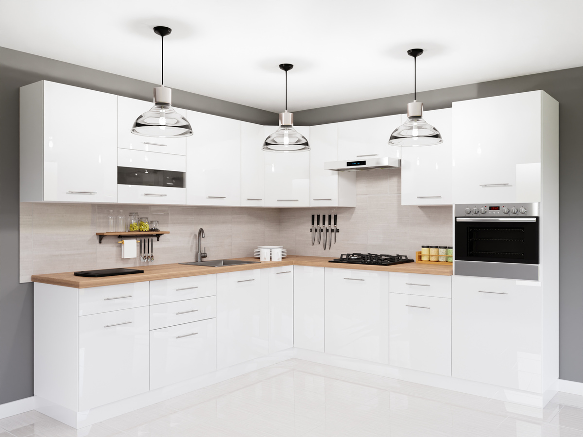 Set de bucătărie modular Tiffa White 150