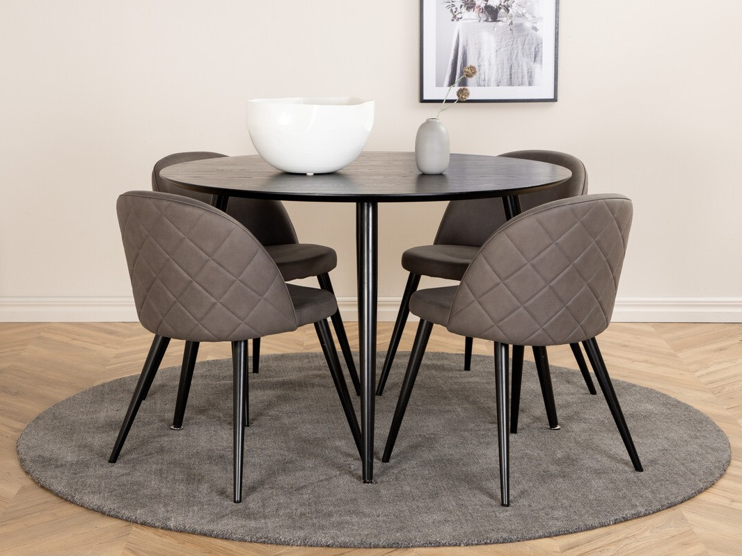 Set de mese Dallas 2545 (Gri + Negru)