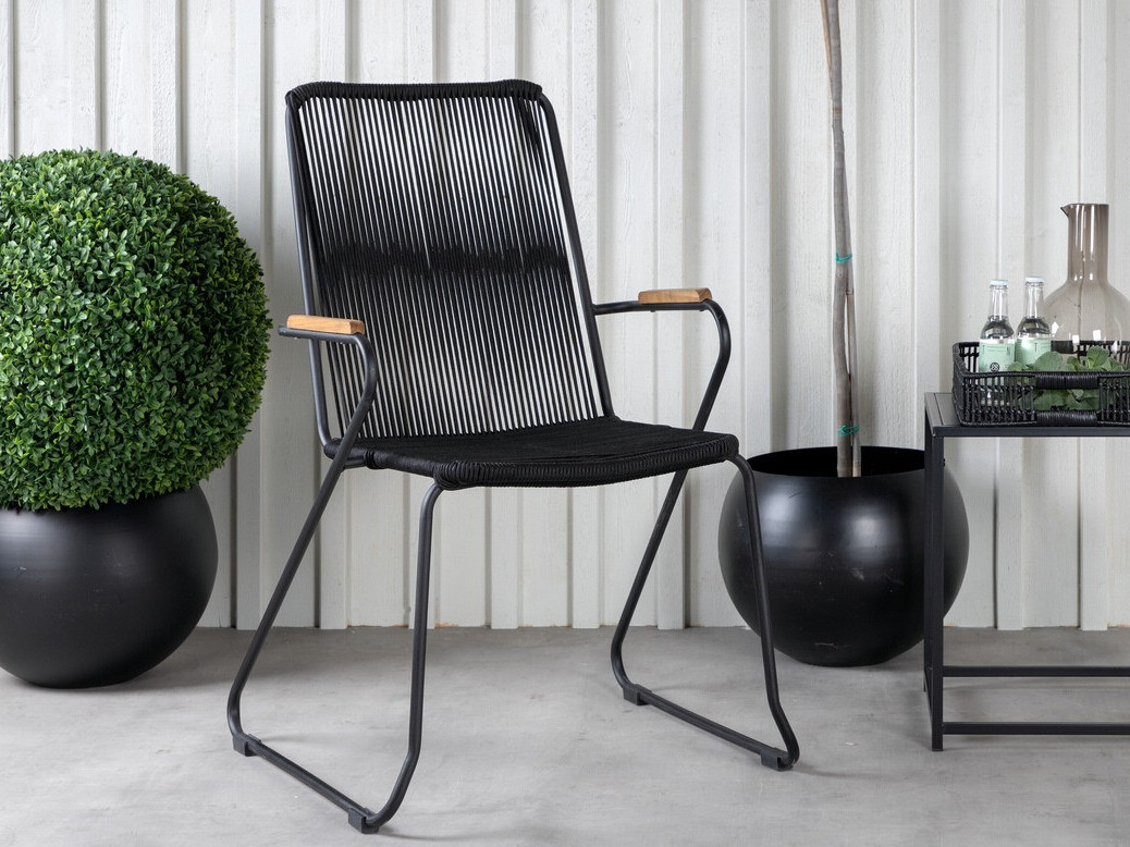 Scaun de exterior Dallas 3463 (Negru)