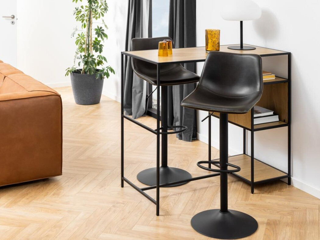 Scaun de bar Norsica 500 (Negru)