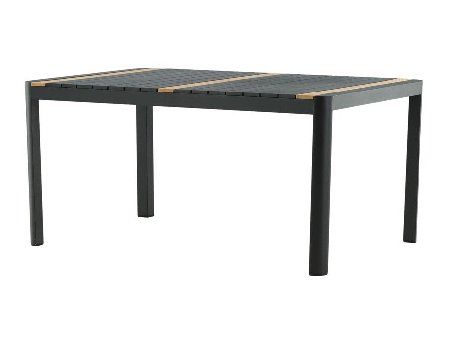 Masă de exterior Dallas 2828 (Negru + Maro)