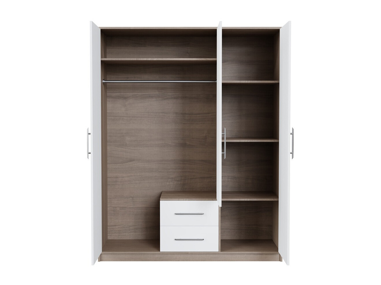 Dulap Cavmero 102 (Stejar Sonoma + Alb)