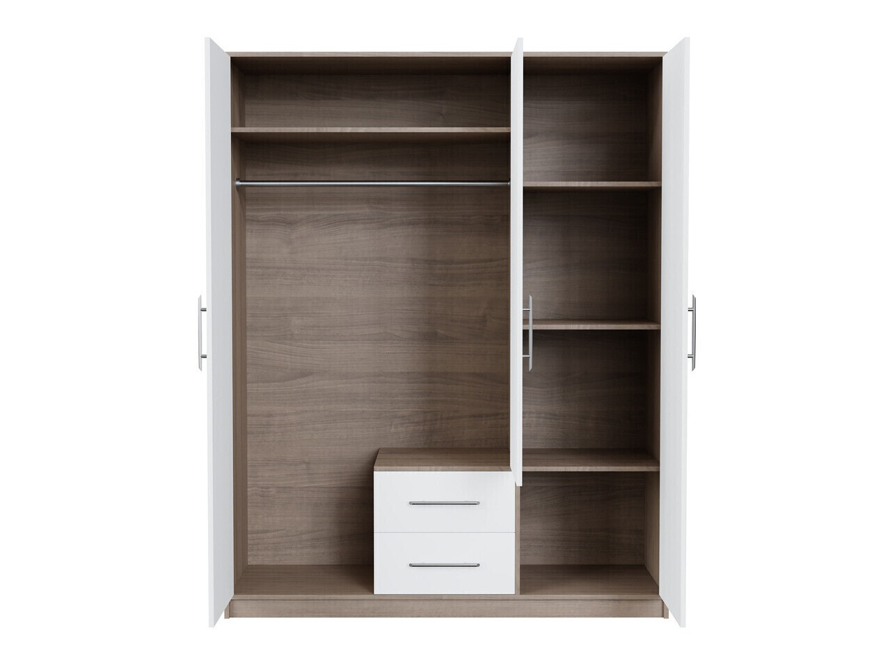 Dulap Cavmero 103 (Stejar Sonoma + Alb)