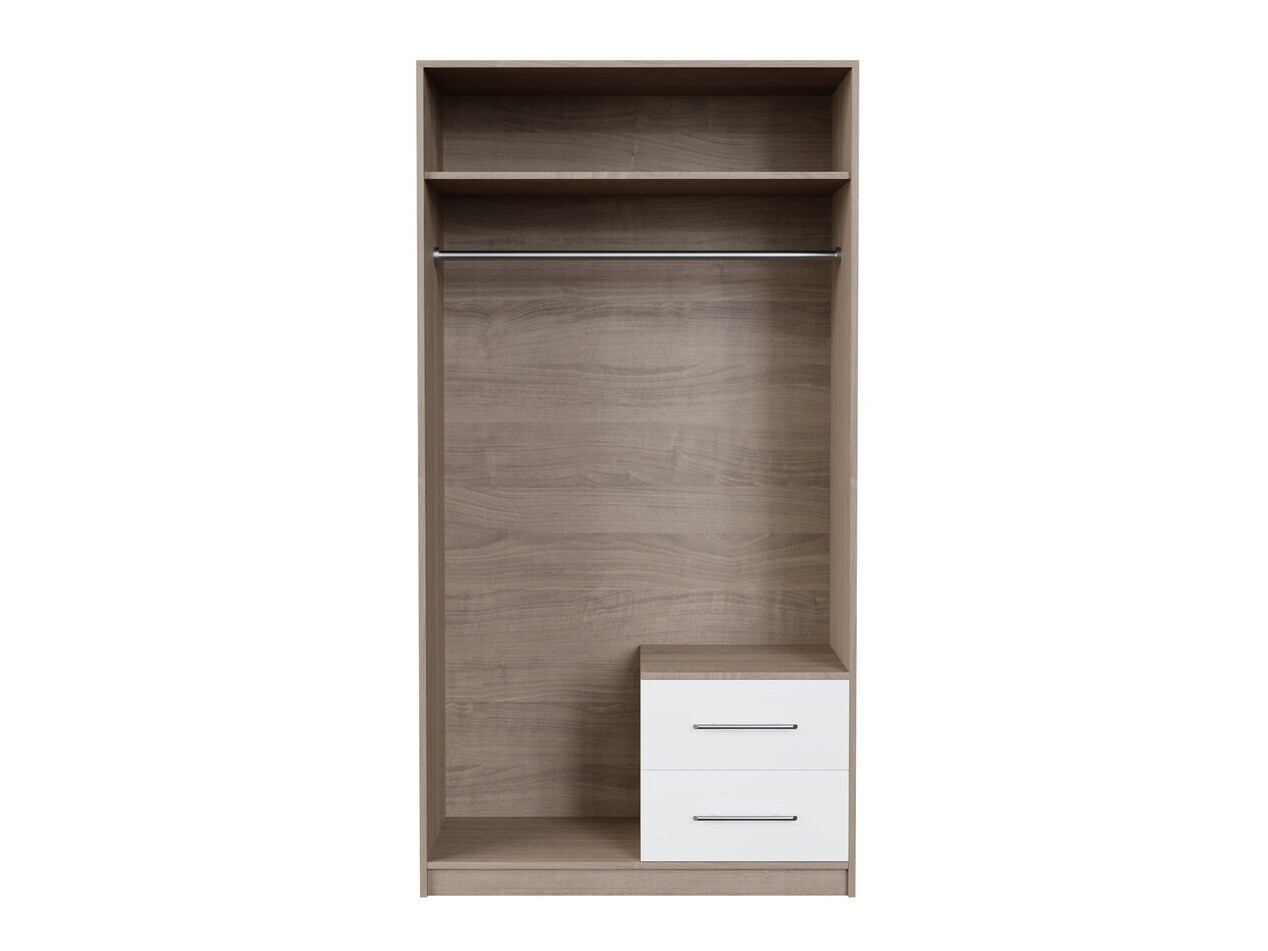 Dulap Cavmero 105 (Stejar Sonoma + Alb)