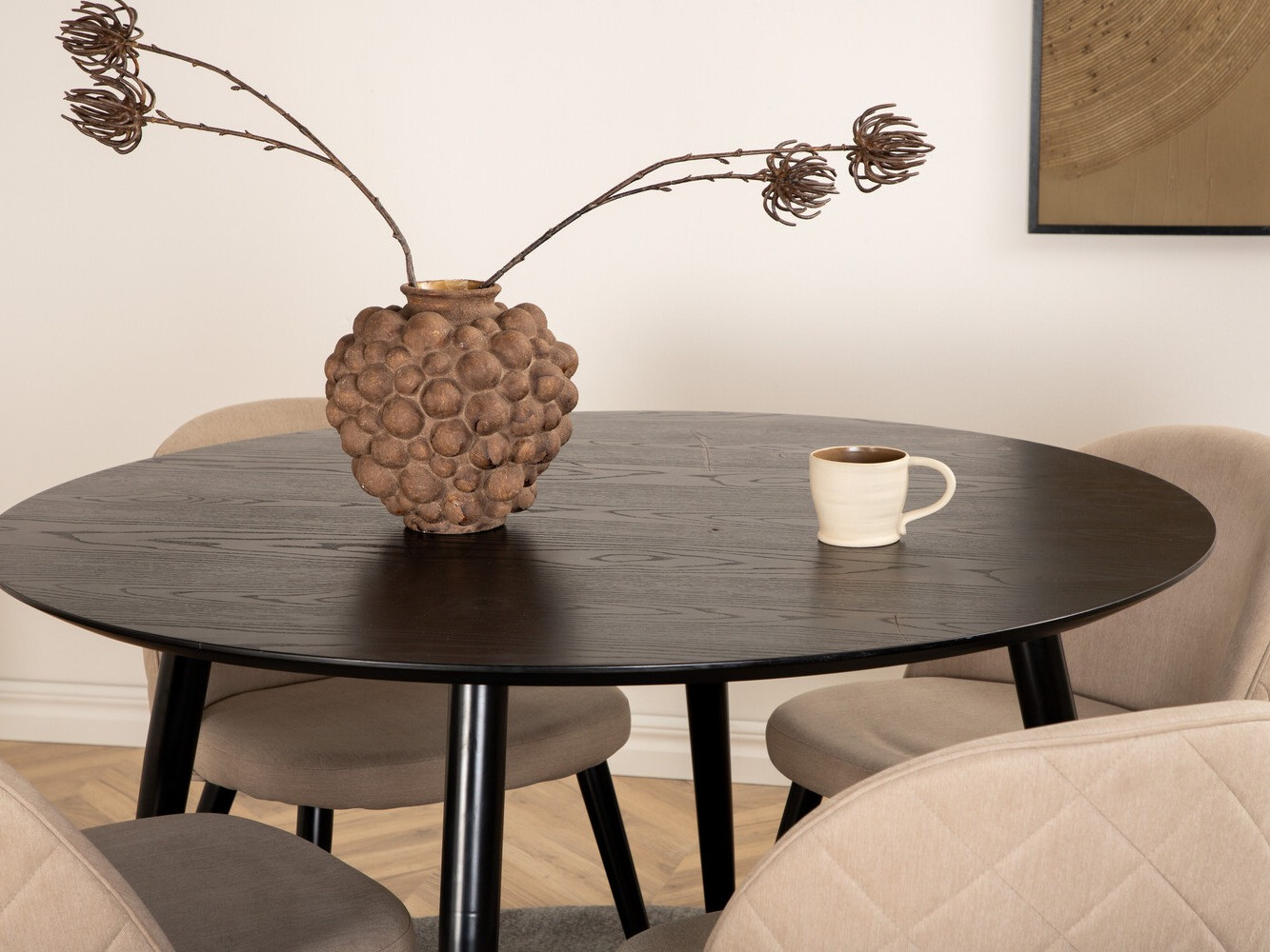 Set de mese Dallas 2545 (Bej + Negru)
