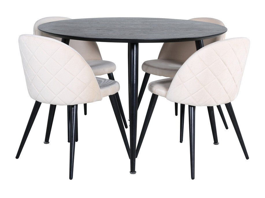 Set de mese Dallas 2545 (Crem + Negru)