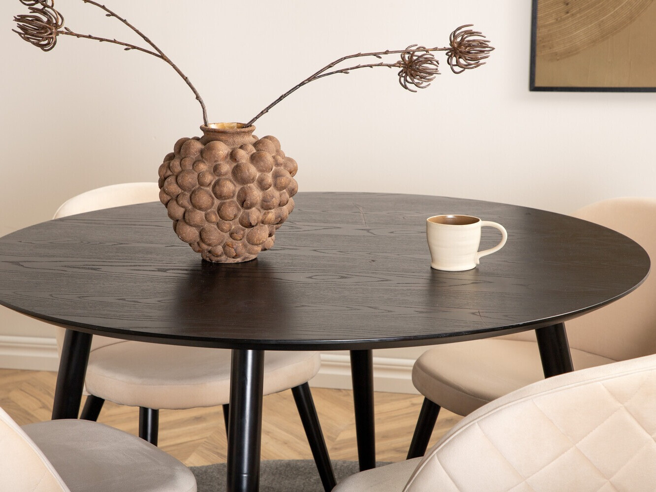 Set de mese Dallas 2545 (Crem + Negru)