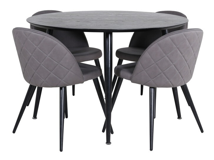 Set de mese Dallas 2545 (Gri + Negru)