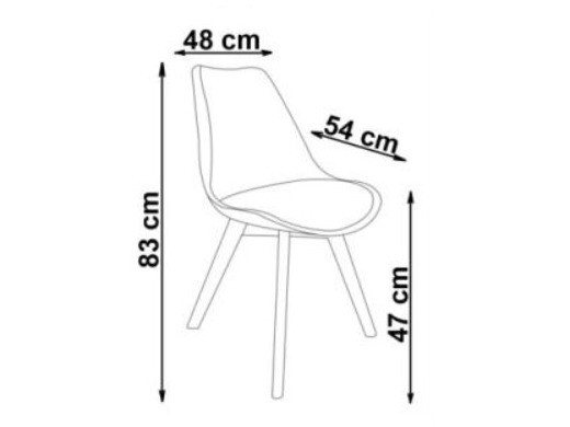 Scaun Houston 412 (Gri deschis + Maro deschis)
