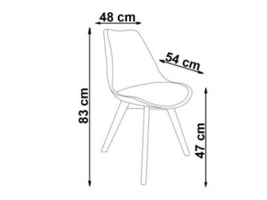 Scaun Houston 412 (Verde închis + Maro deschis)