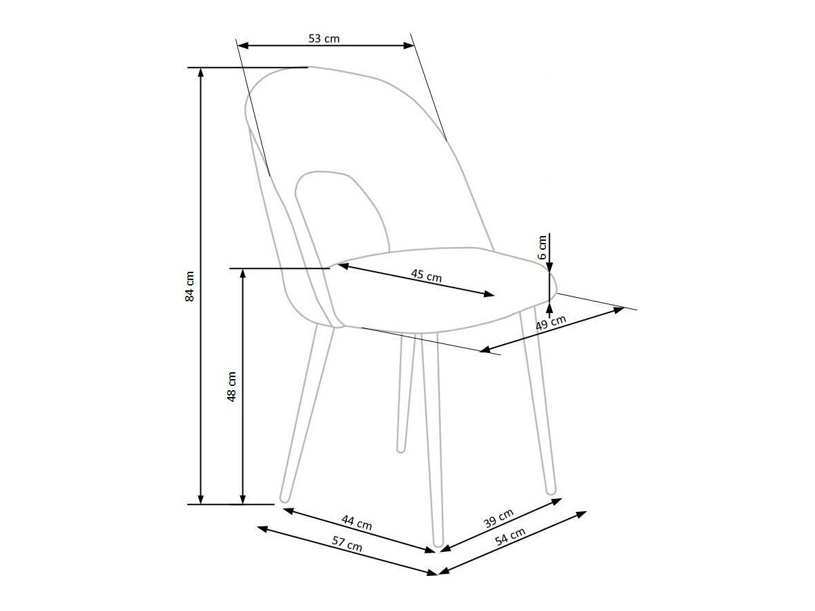 Scaun Houston 960 (Gri + Negru)
