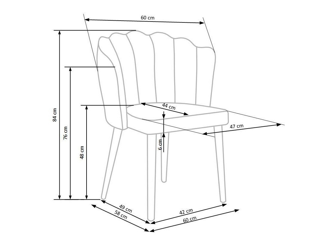 Scaun Houston 975 (Gri + Negru)