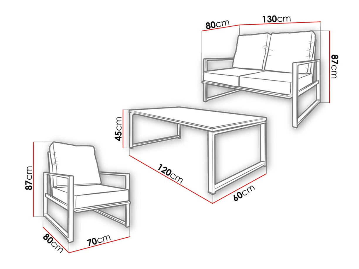 Set mobilier de exterior Germantown 104