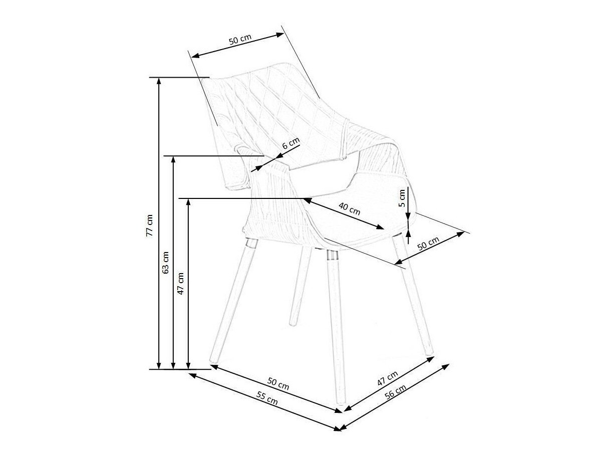 Scaun Houston 720 (Nuca + Negru)