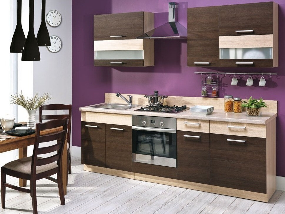 Set de bucătărie modular Mode Dark 127