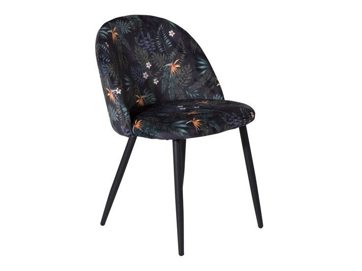 Scaun Dallas 153 (Model floral + Negru)