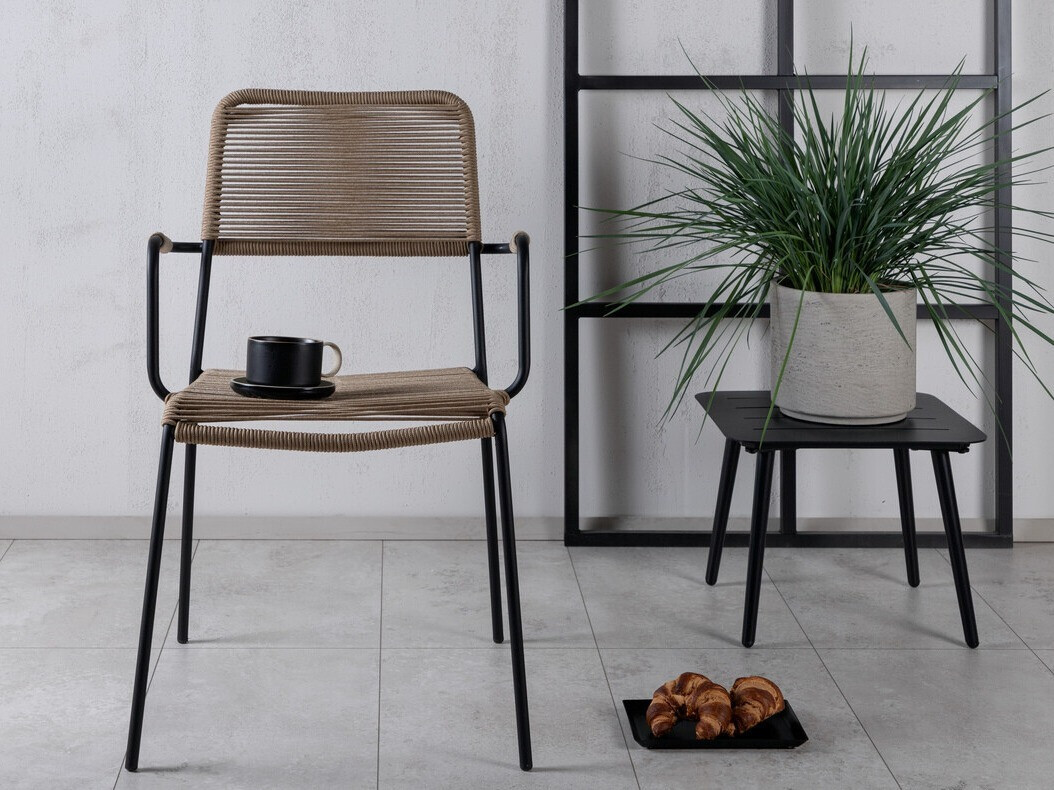 Scaun de exterior Dallas 2819 (Maro + Negru)