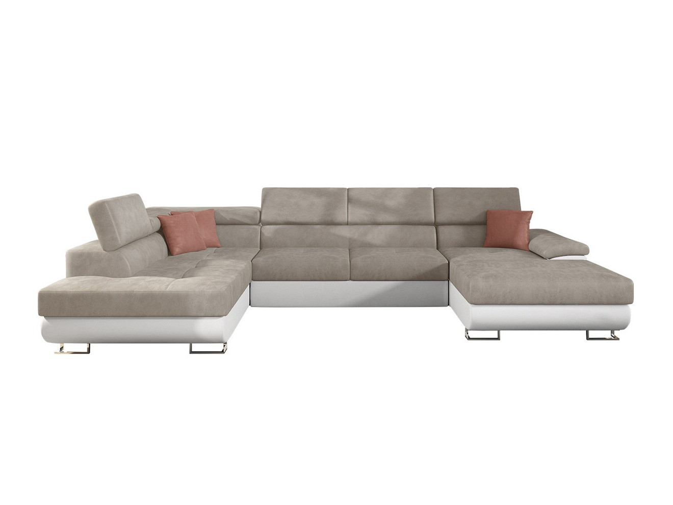 Colțar Comfivo Ruta IV (Soft 017 + Uttario Velvet 2979 + Uttario Velvet 2955 St)