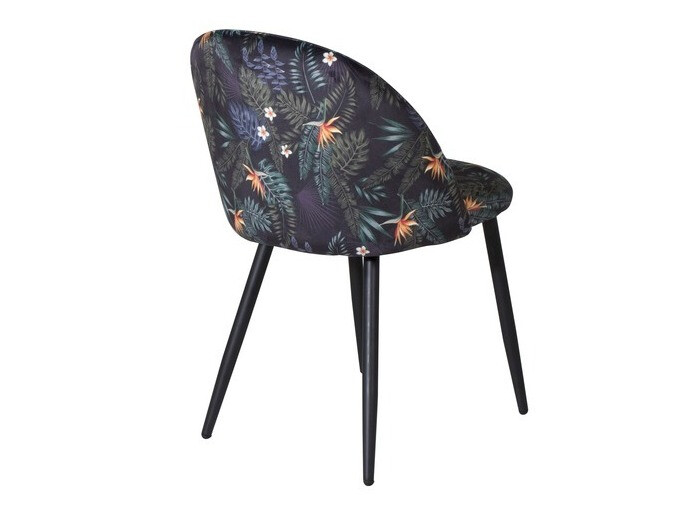Scaun Dallas 153 (Model floral + Negru)