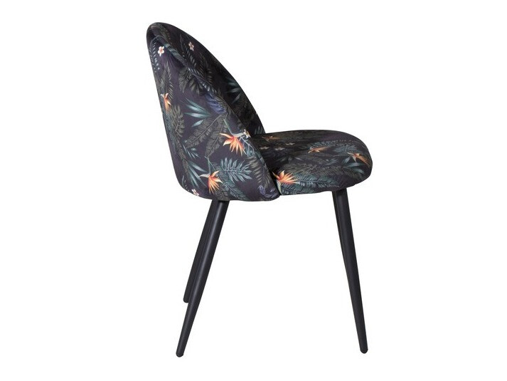 Scaun Dallas 153 (Model floral + Negru)