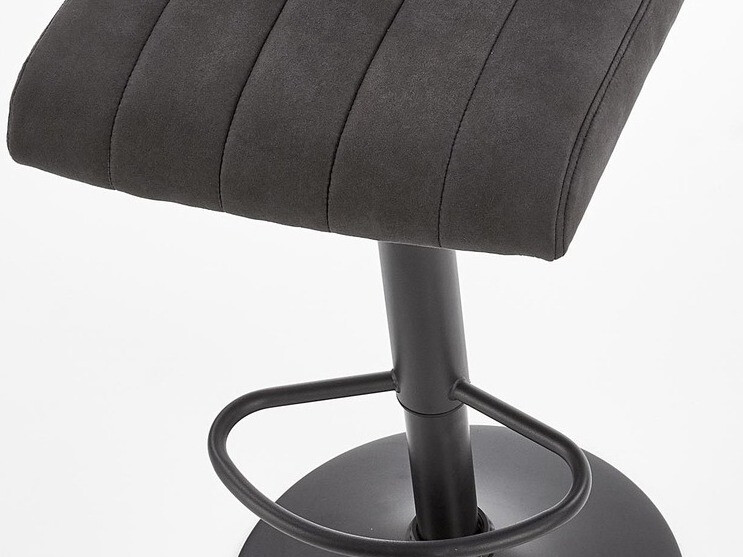 Scaun de bar Houston 970 (Gri inchis + Negru)