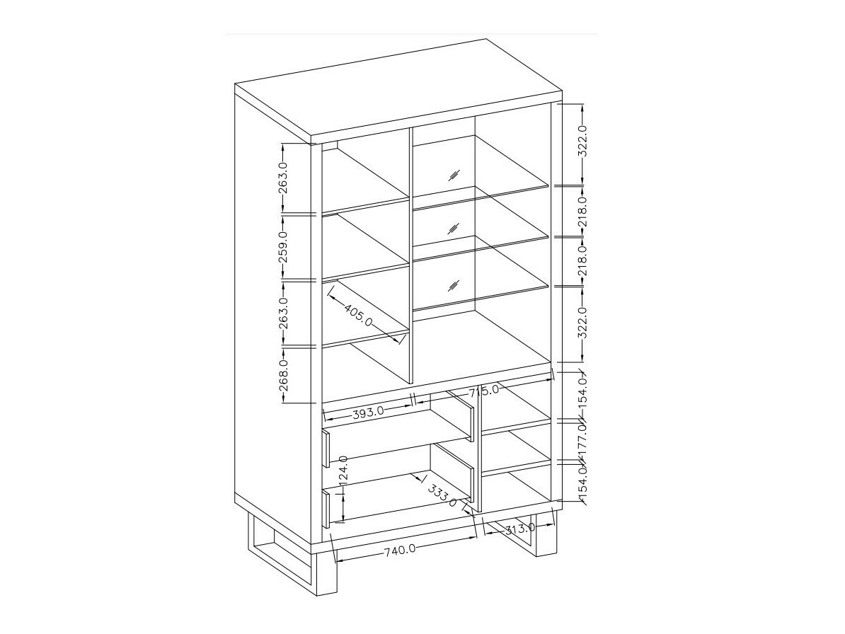 Raft Avicavu 105 (Stejar Wotan + Negru)