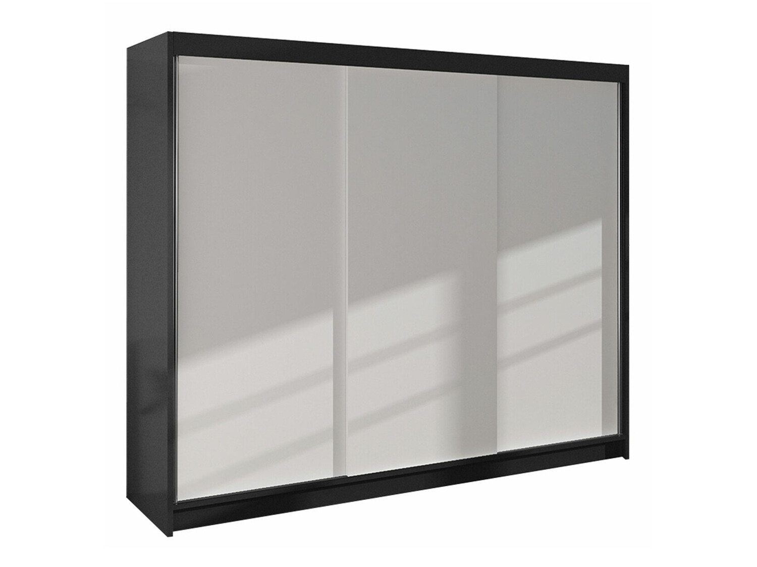 Dulap Closico Durion II (Negru + Alb)