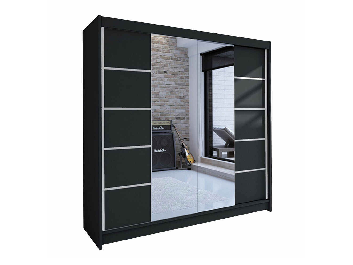 Dulap Closico Cavaris V (Negru)