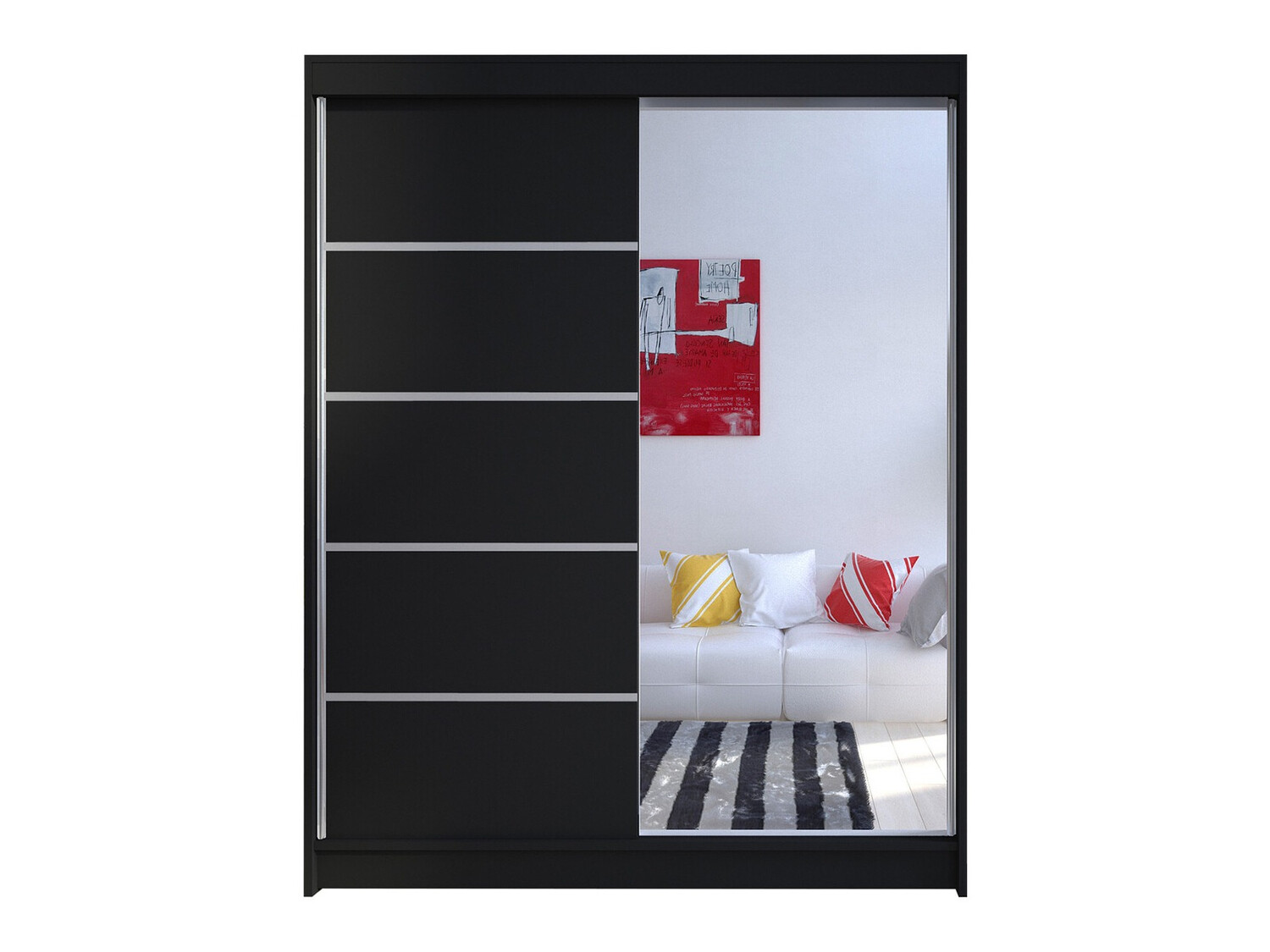 Dulap Closico Vastor III (Negru)