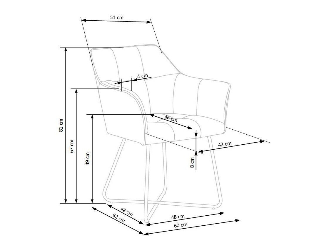 Scaun Houston 834 (Bej)