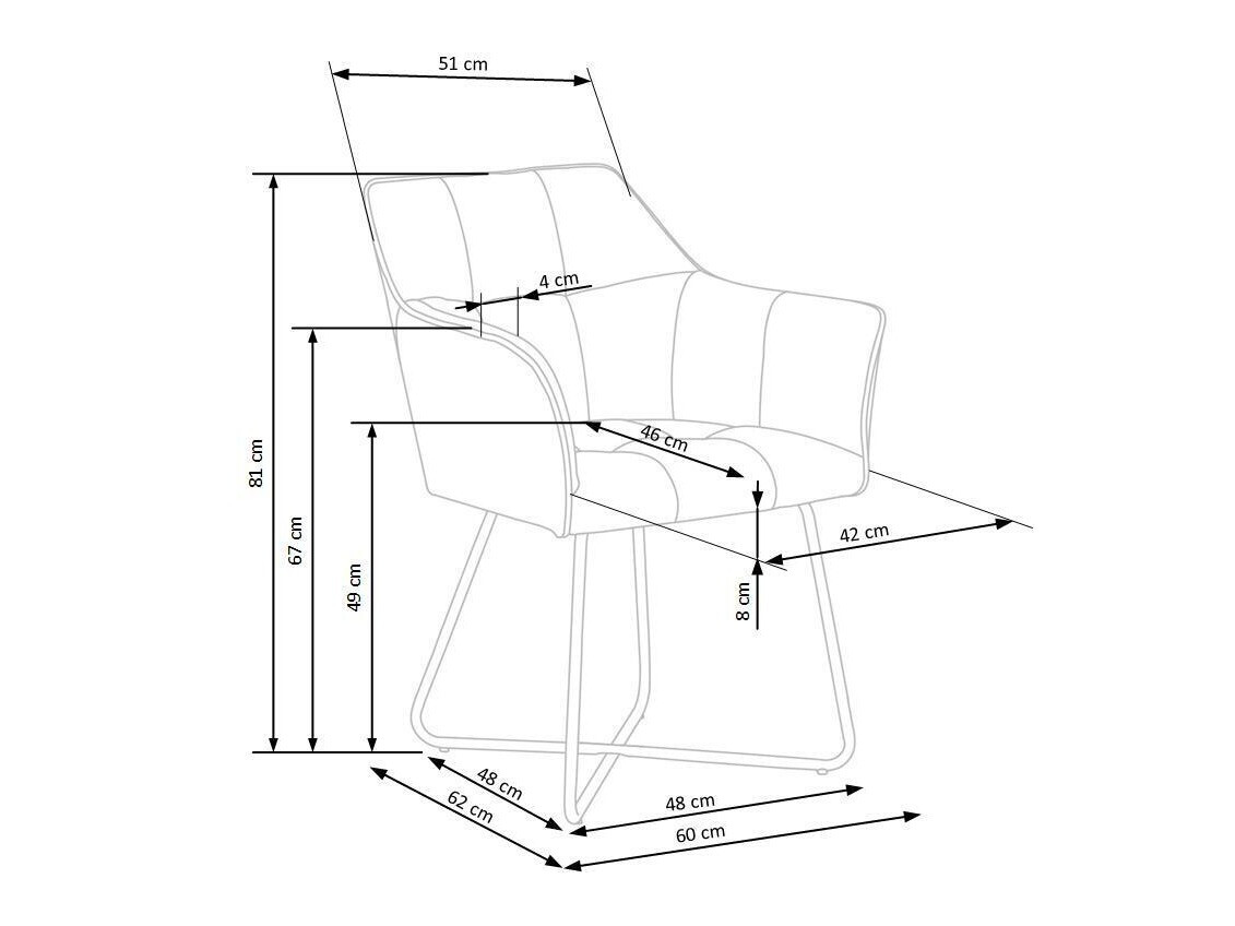 Scaun Houston 834 (Gri inchis)