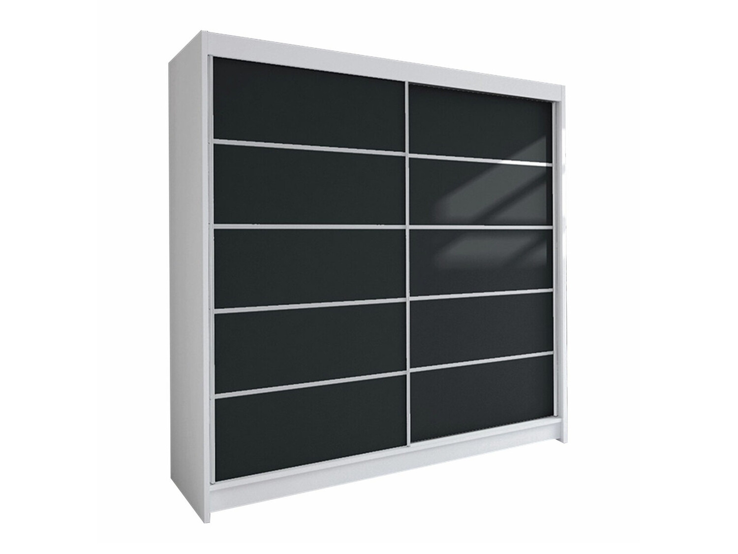Dulap Closico Cavaris IV (Alb + Negru)