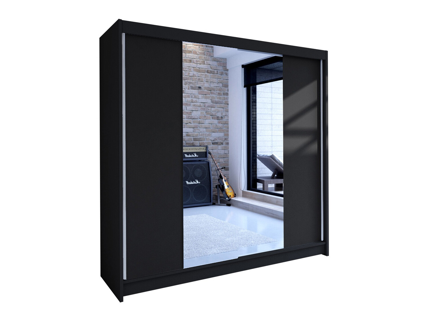 Dulap Closico Cavaris II (Negru)