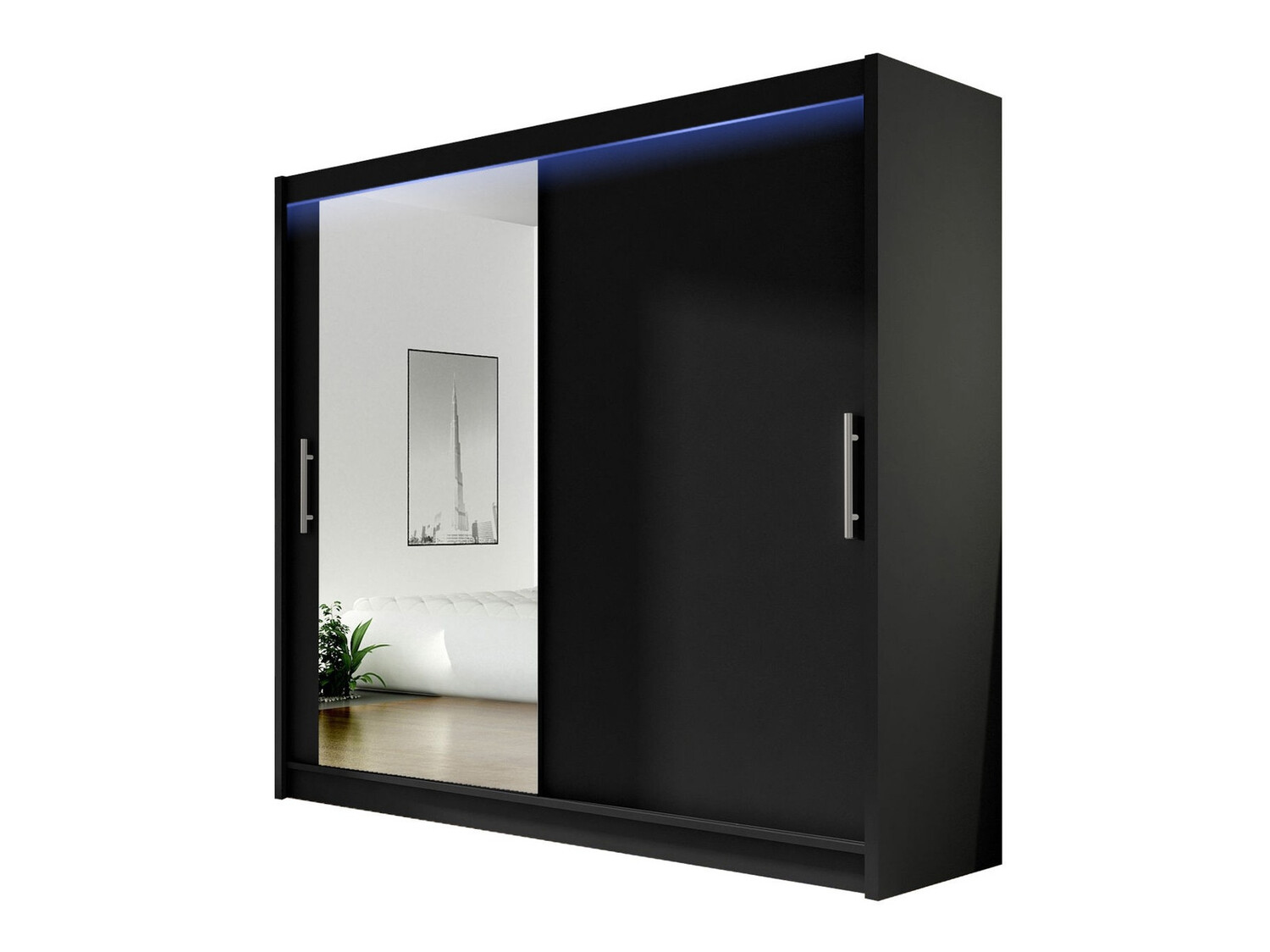 Dulap Closico Pallor VI (Negru)