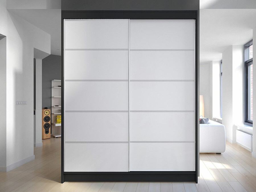 Dulap Closico Vastor IV (Negru + Alb)